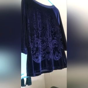 Chicos Velvet Top